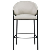 Chadwick Fabric Upholstered Bar Chair Beige (Set of 2)