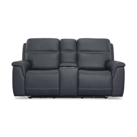 Sawyer Power Reclining Loveseat w/Console with Power Headrests and Lumbar