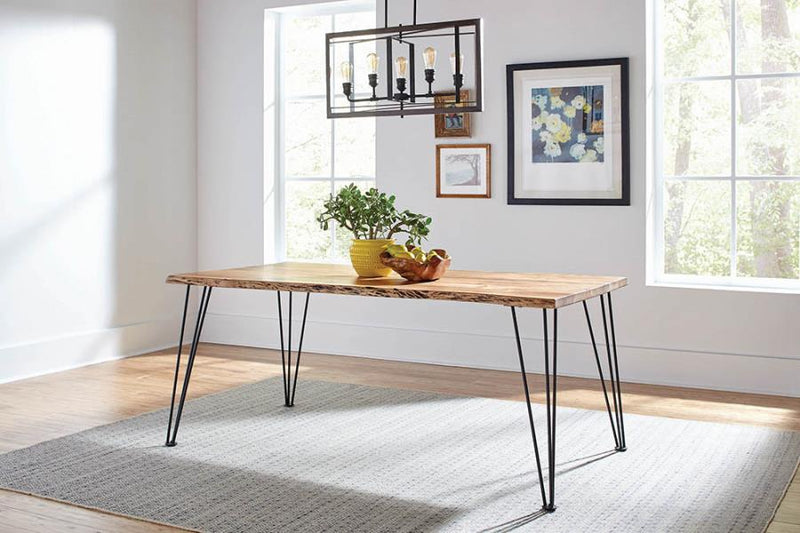 Sherman 71-inch Live Edge Dining Table Natural Acacia Default Title