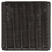 Mckinley Faux Rattan Metal Bar Chair Brown (Set of 2)