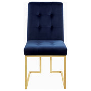 Cisco Velvet Upholstered Dining Side Chair (Set of 2)