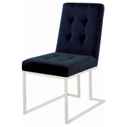 Cisco Velvet Upholstered Dining Side Chair (Set of 2)