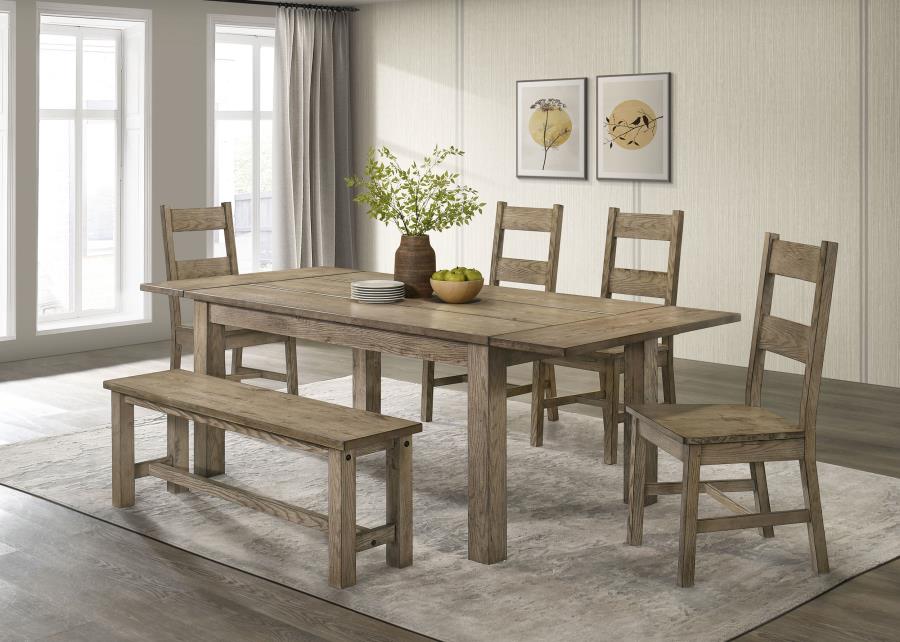 Cardova Extension Table Dining Set Vineyard Oak 6-piece
