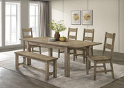 Cardova Extension Table Dining Set Vineyard Oak 6-piece