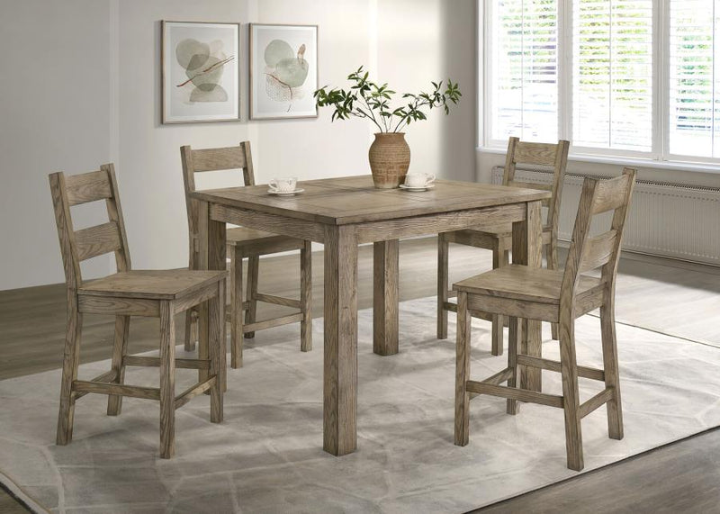 Cardova 5-piece Counter Height Dining Table Set Vineyard Oak Default Title