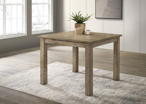 Cardova Square Counter Height Dining Table Vineyard Oak Default Title