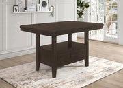 Prentiss 78-inch Extension Counter Dining Table Cappuccino Default Title