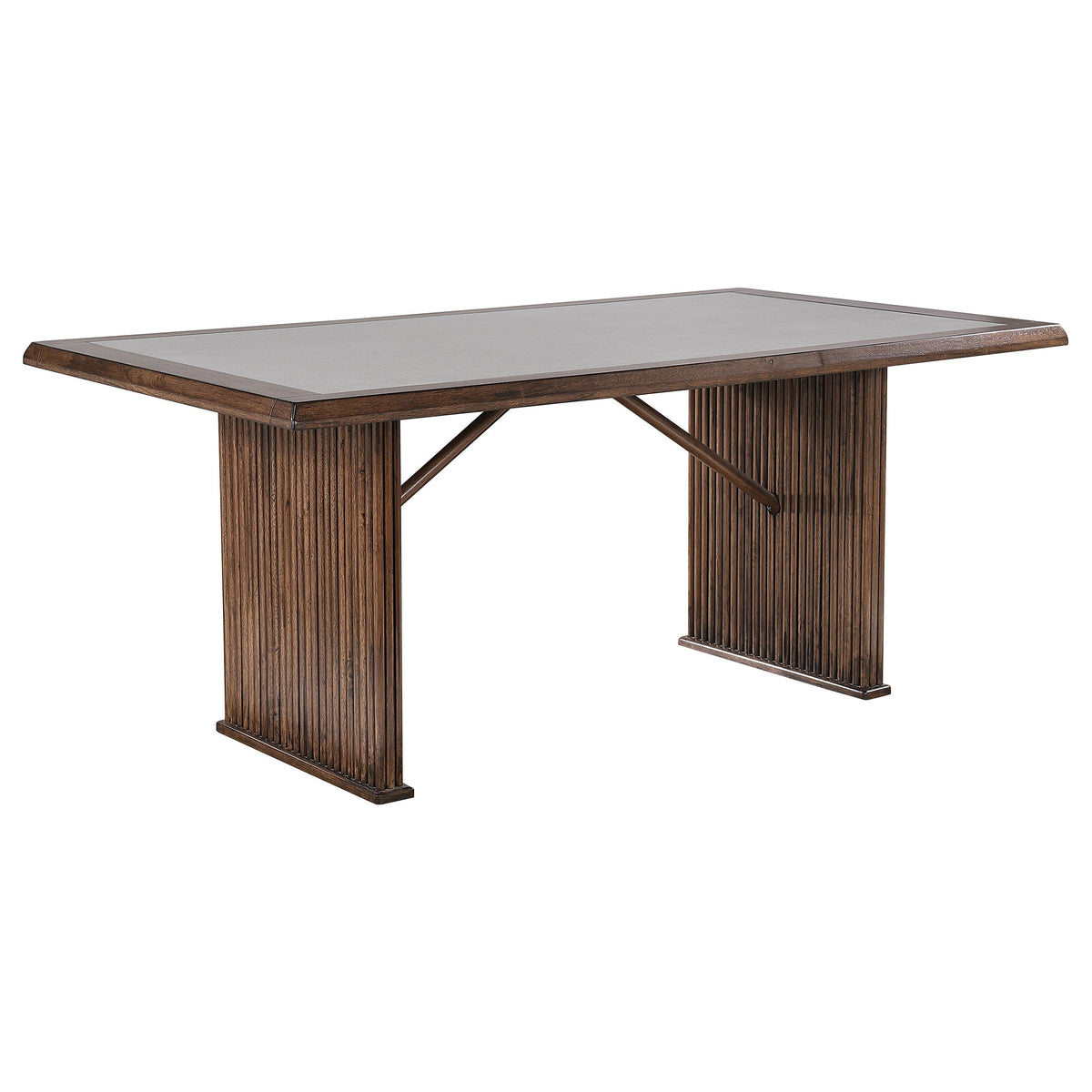 Sherwood Rectangular Dining Table Set Brown
