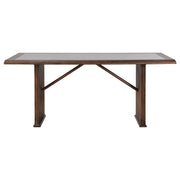 Sherwood Rectangular Dining Table Set Brown