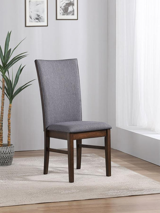 Sherwood Upholstered Dining Side Chair Grey (Set of 2) Default Title