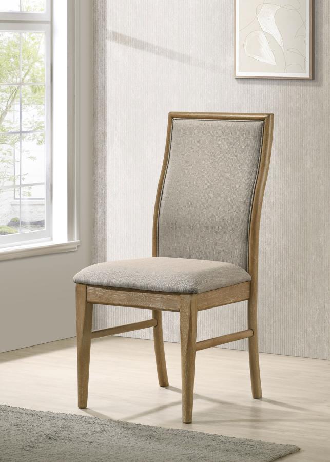 Adina Upholstered Dining Side Chair Barley (Set of 2) Default Title