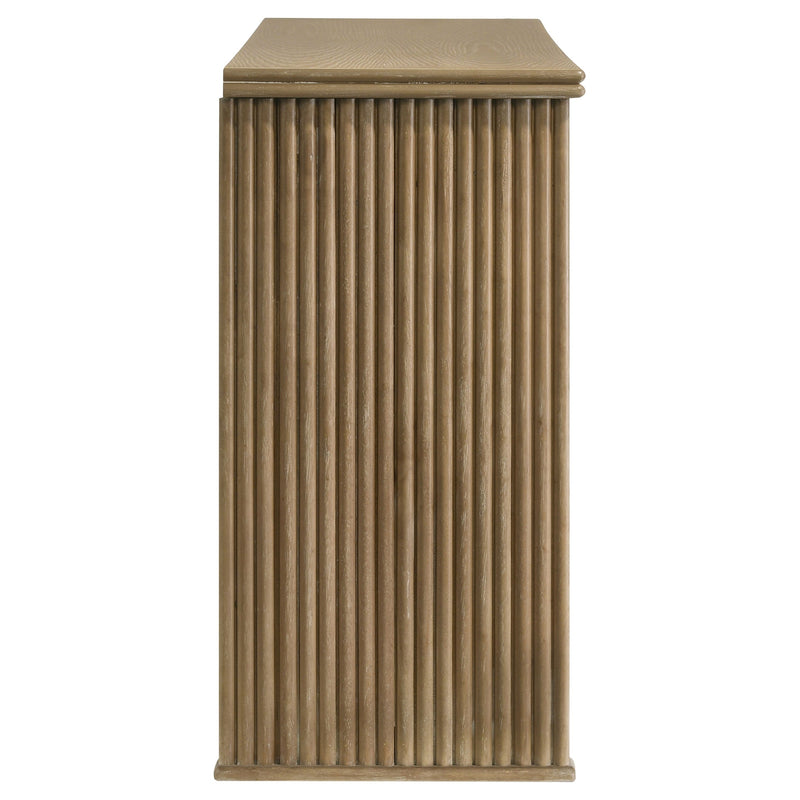 Adina 3-door 59-inch Sideboard Server Distressed Light Brown