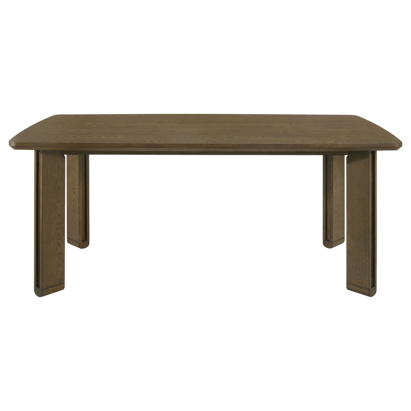 Ottowa Round Wood Dining Room Table Set Brown