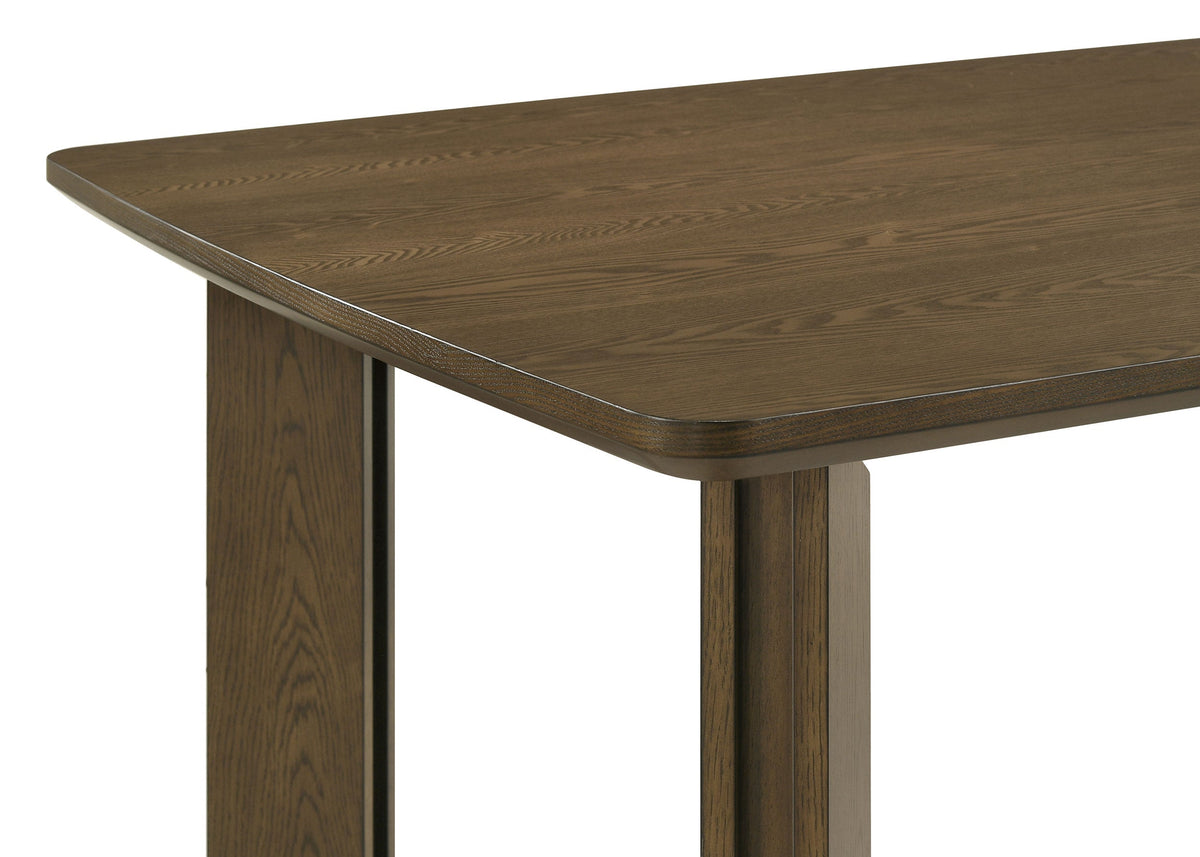 Ottowa Round Wood Dining Room Table Set Brown