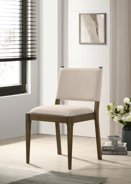 Ottowa Upholstered Dining Side Chair Brown (Set of 2) Default Title