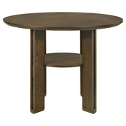 Ottowa 5-piece Round Counter Height Dining Room Set Brown