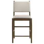 Ottowa Upholstered Counter Side Chair Brown (Set of 2)