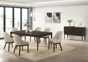Reseda Rectangular Dining Set Ash Brown 8-piece