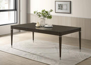 Reseda 81-inch Extension Leaf Dining Table Ash Brown Default Title