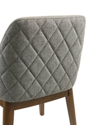 Franklin Upholstered Dining Side Chair Grey (Set of 2)
