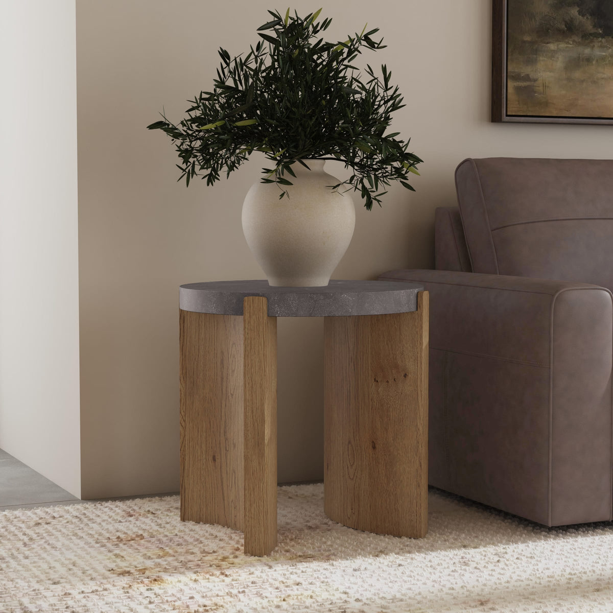Flexsteel Eclipse Round End table