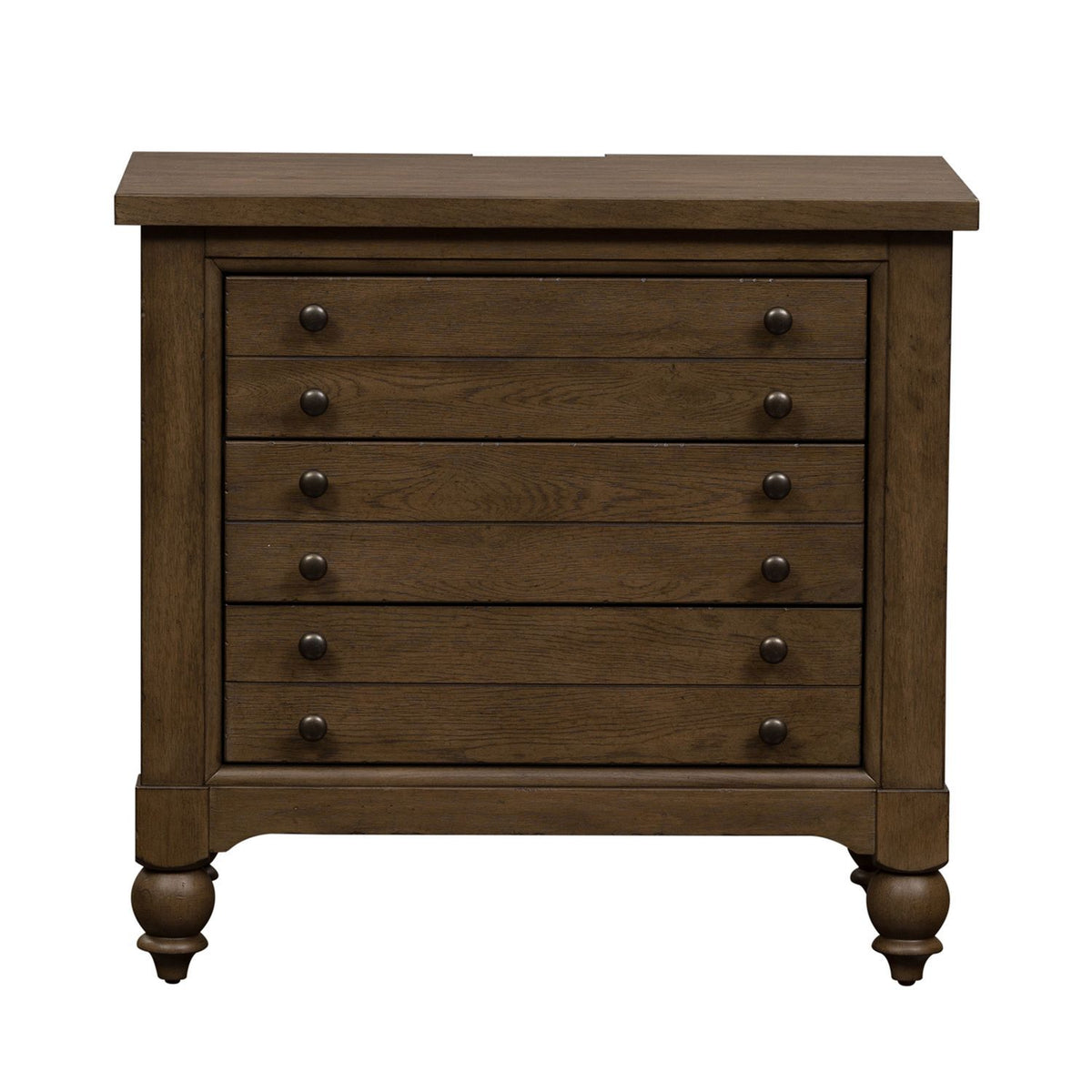Americana Farmhouse - Bedside Chest With Charging Station