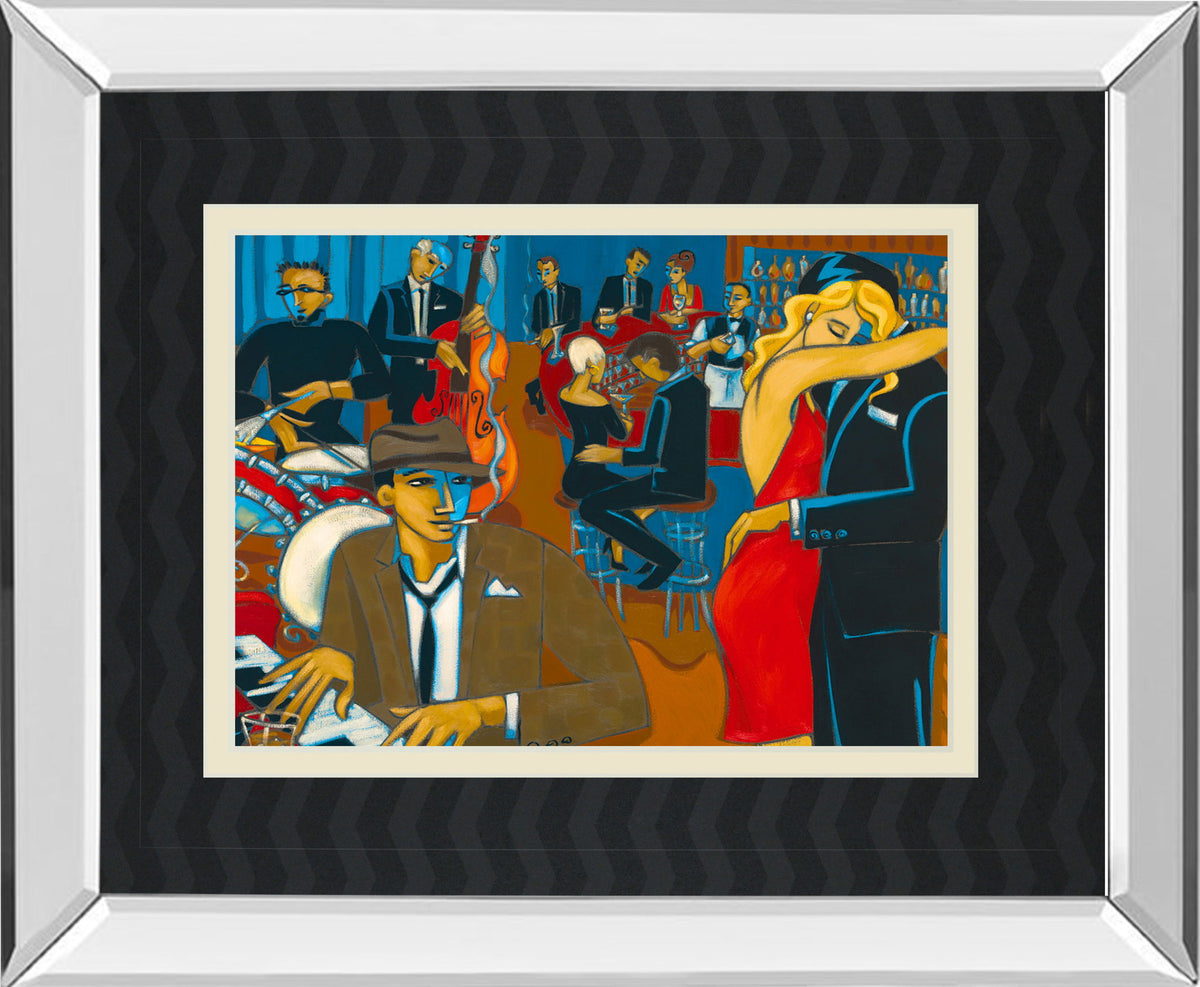 After Hours By Marsha Hammel - Mirror Framed Print Wall Art - Black