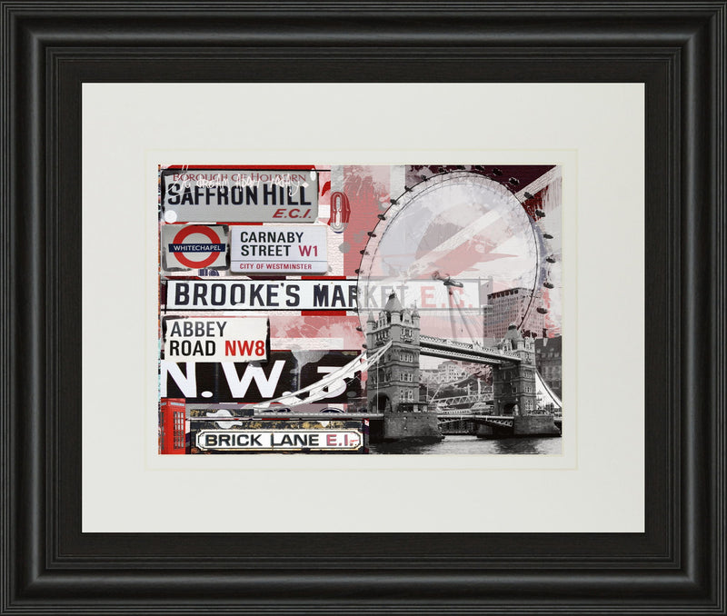 Saffron Hill By Andrew Cotton - Framed Print Wall Art - Gray