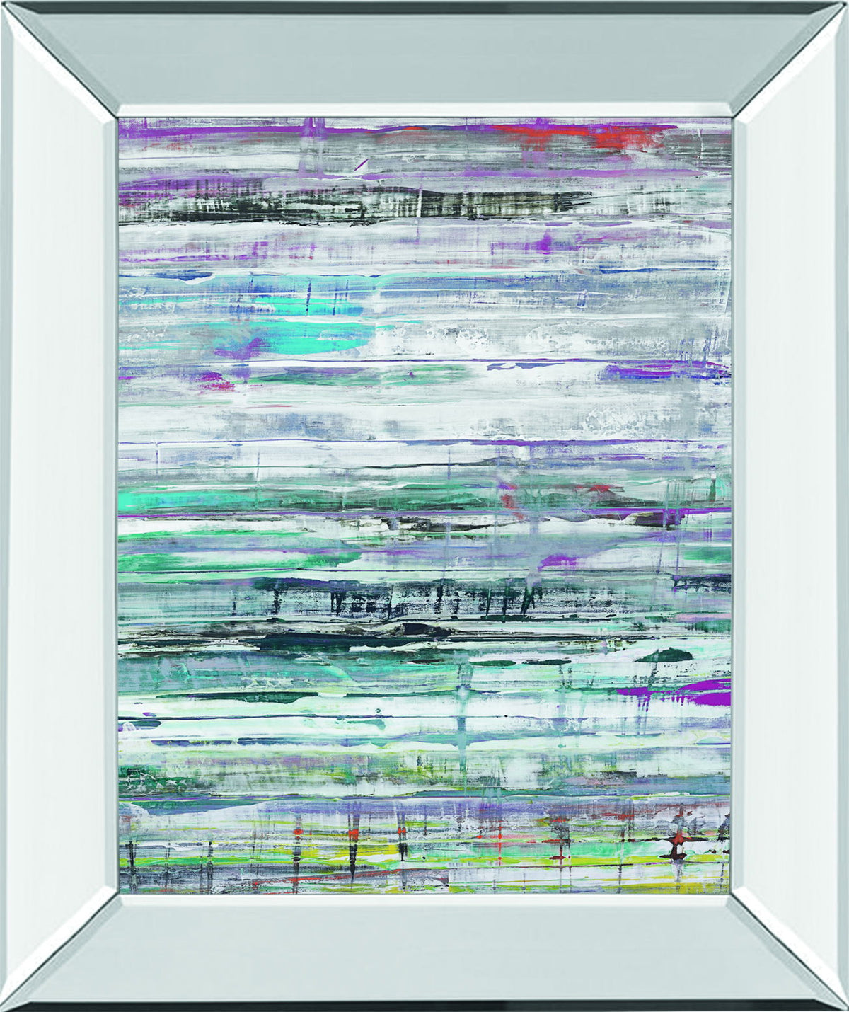 Land Drift By Hilario Gutierrez - Mirror Framed Print Wall Art - Gray