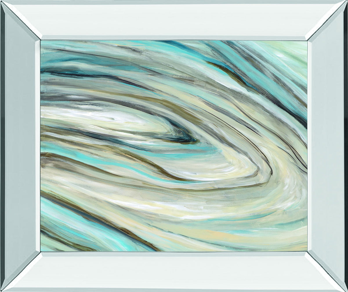 Amethyst By Wani Pasion - Mirror Framed Print Wall Art - Beige