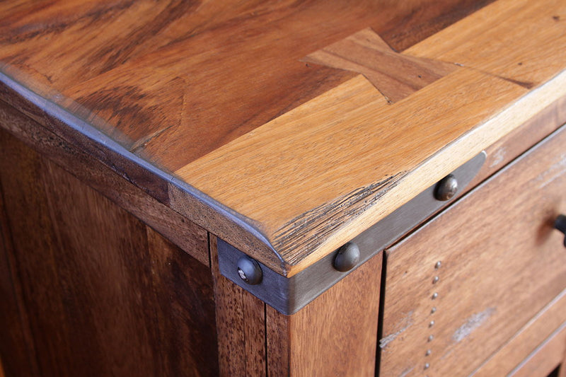 Parota - End Table - Cinnamon Brown