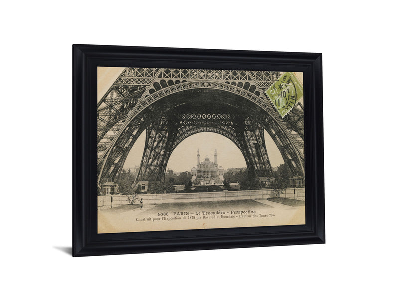 Archway to Paris - 28" x 34" Framed Wall Art - Beige