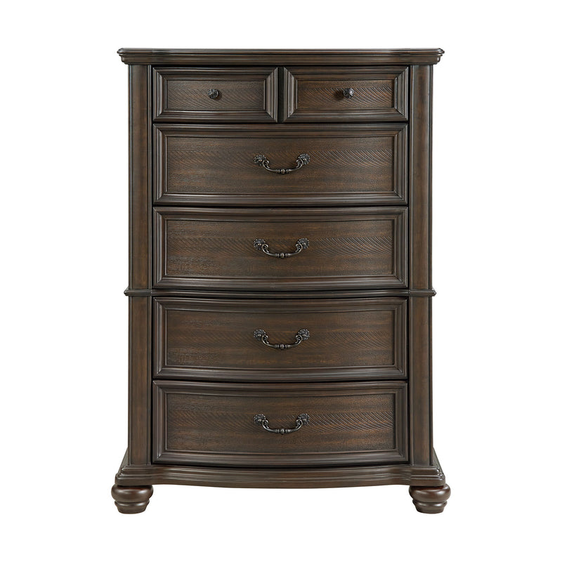 Brunswick - 5-Drawer Chest - Mahogany