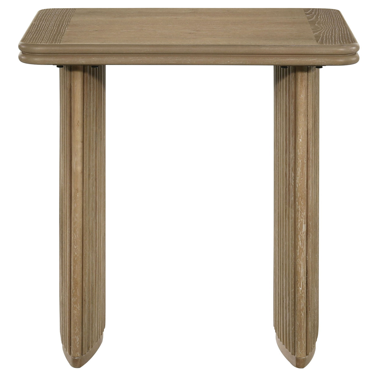 Adina 3-piece Wood Coffee Table Set Distressed Light Brown