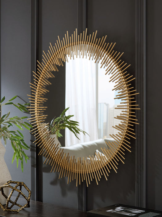 Wainport - Accent Mirror - Gold Finish