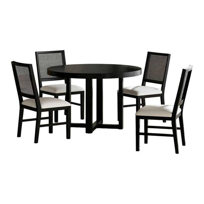 Bahama Breeze - 5 Piece Standard Height Dining Set (Table And Four Chairs) - Black