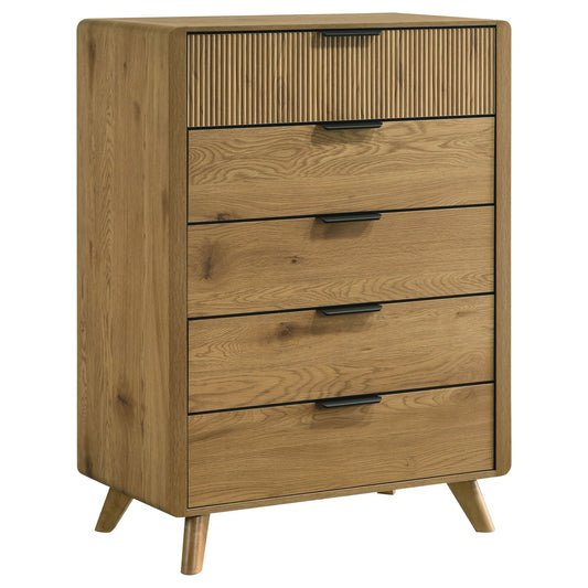 Bennett 5-drawer Bedroom Chest of Drawers Light Oak
