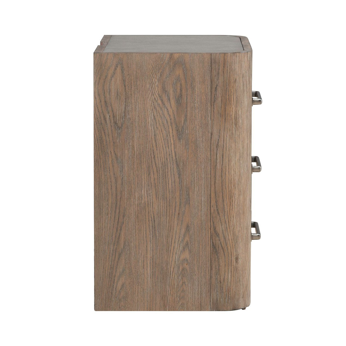 South Bend - Nightstand With Charging Station - Burnished Clay
