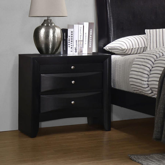 Briana 2-drawer Nightstand Black Default Title