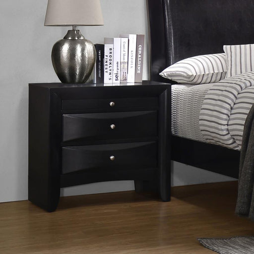 Briana 2-drawer Nightstand Black Default Title