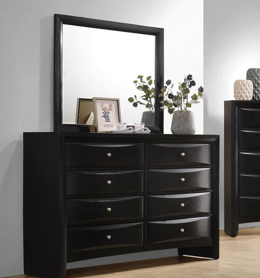 Briana 8-drawer Dresser with Mirror Black Default Title
