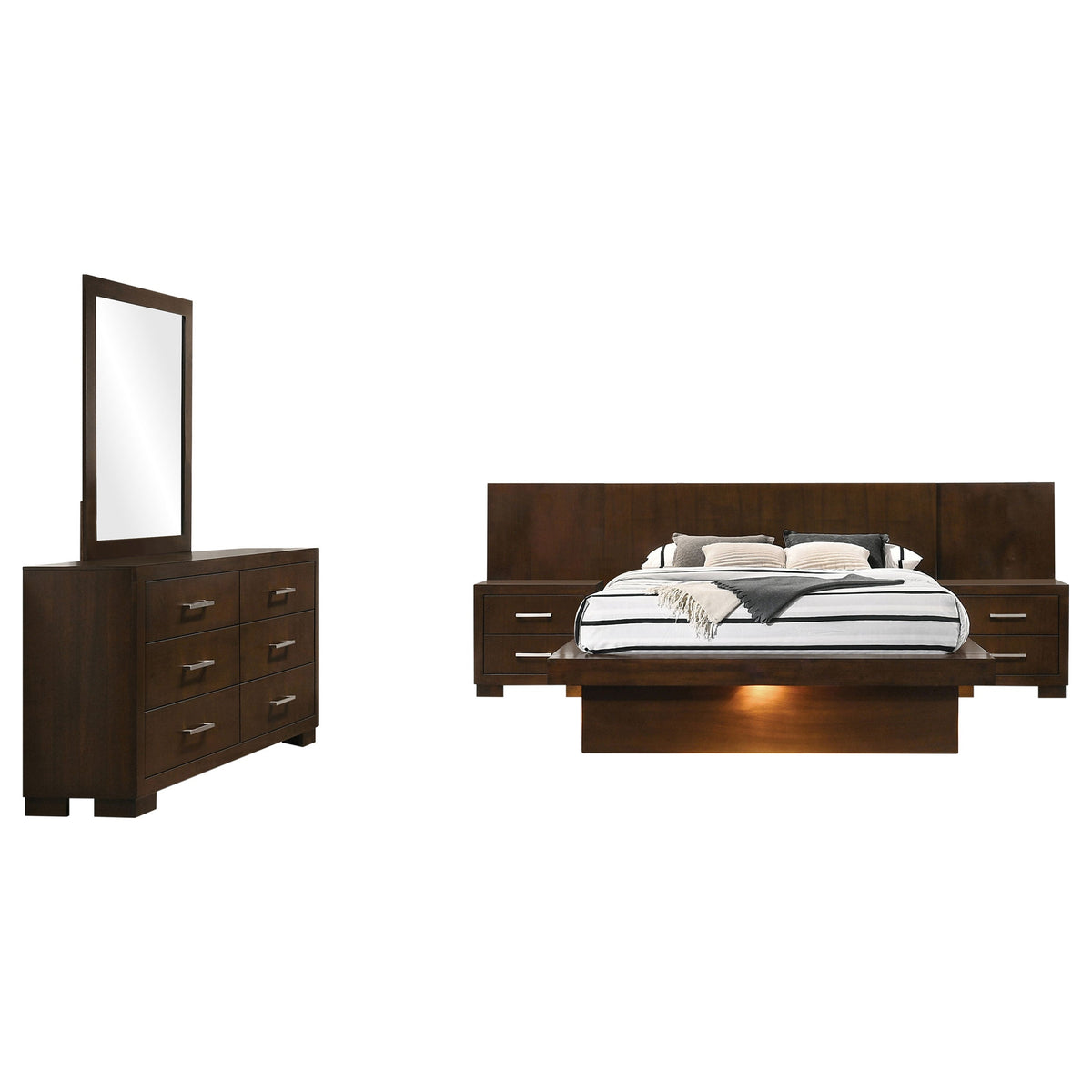 Jessica LED Bedroom Set