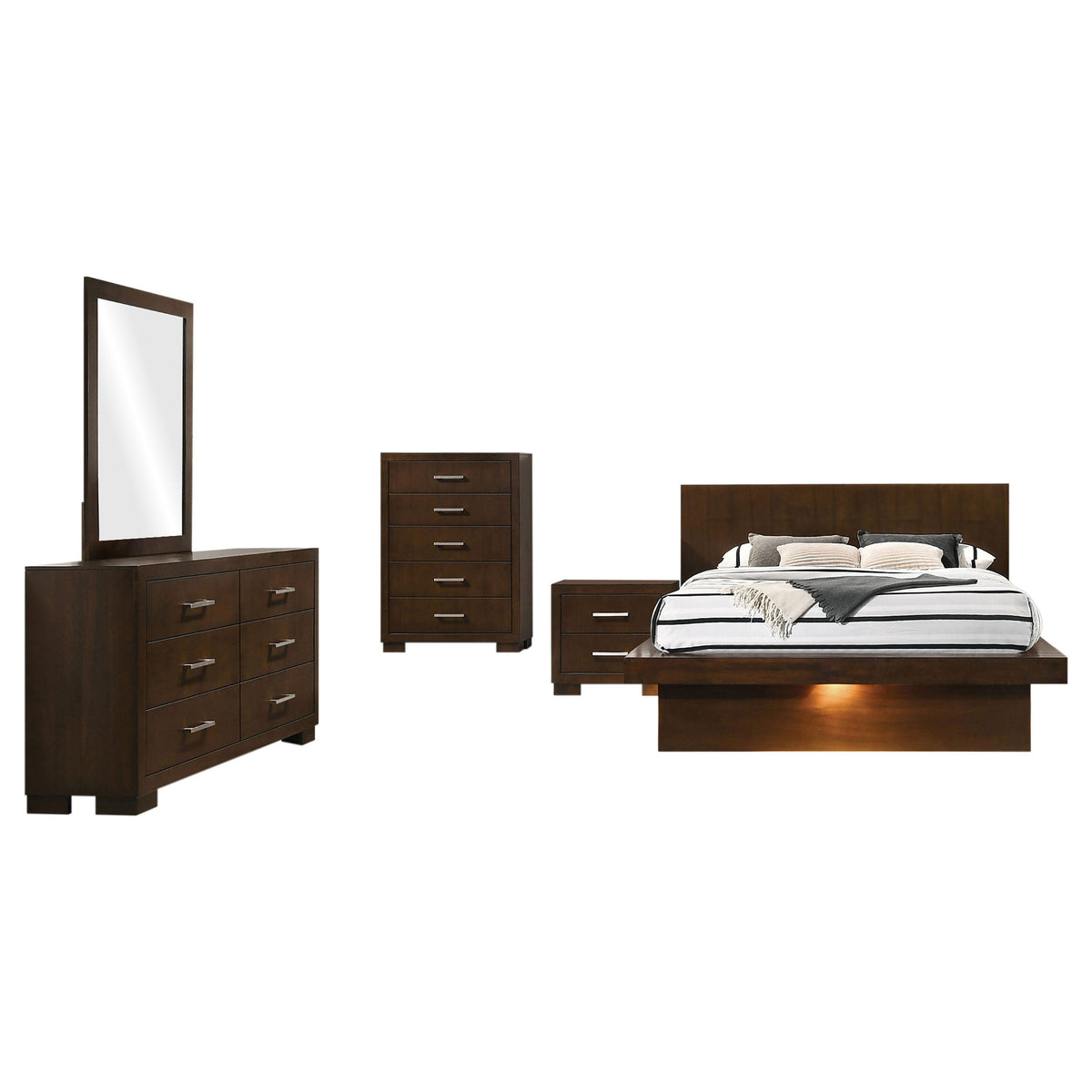 Jessica LED Bedroom Set