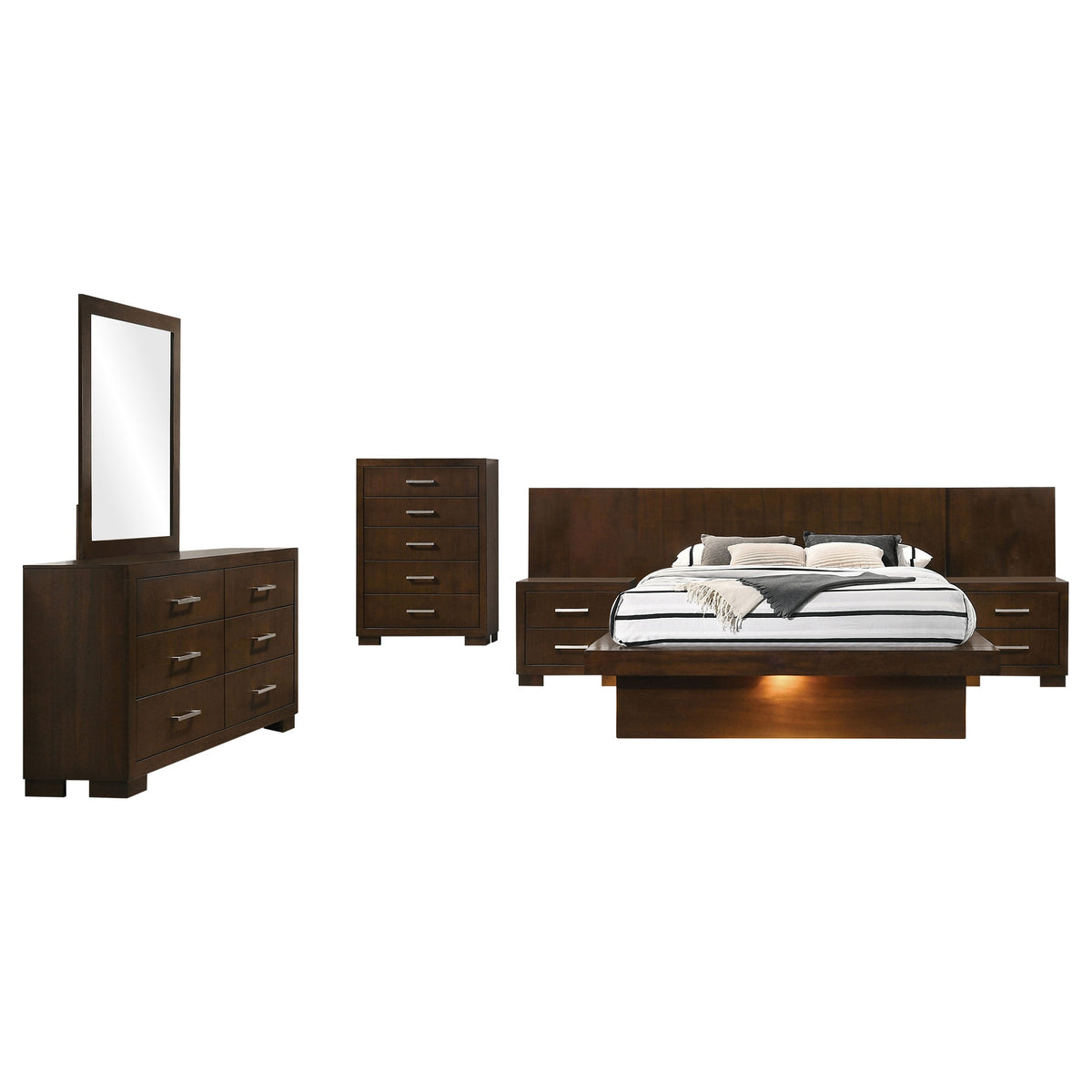 Jessica LED Bedroom Set