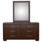 Jessica 6-drawer Dresser with Mirror
