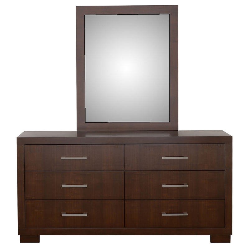 Jessica 6-drawer Dresser with Mirror