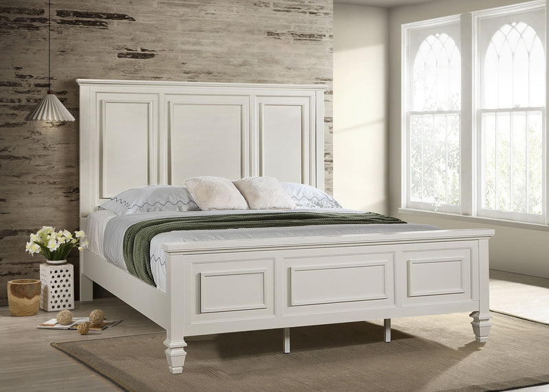 Sandy Beach Wood Panel Bed