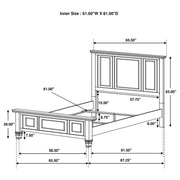 Sandy Beach Wood Panel Bed