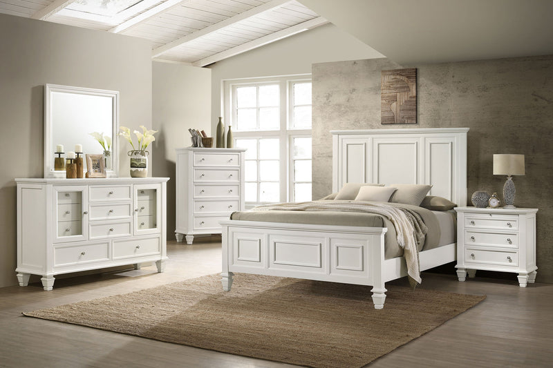 Sandy Beach Wood Panel Bed