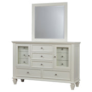 Sandy Beach 11-drawer Dresser with Mirror